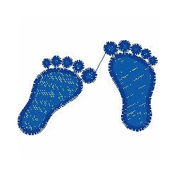 Blauwe voetjes